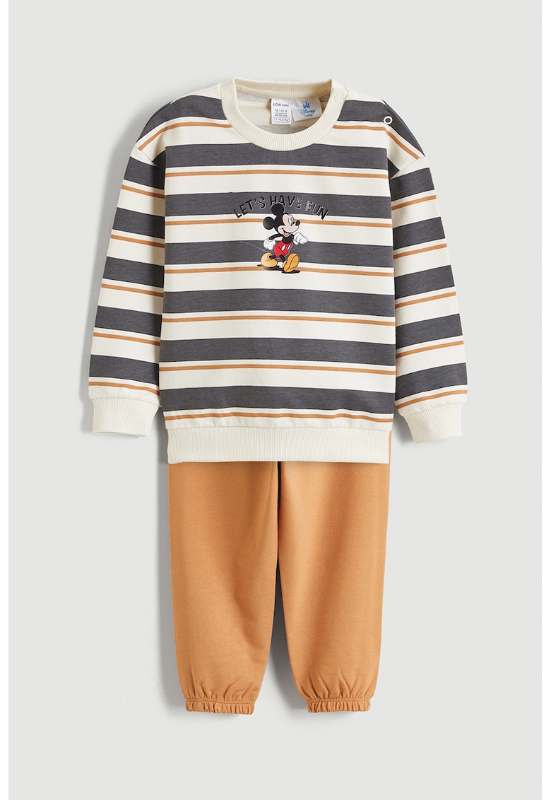 Trening Mickey Mouse - Alb/Portocaliu/Gri inchis