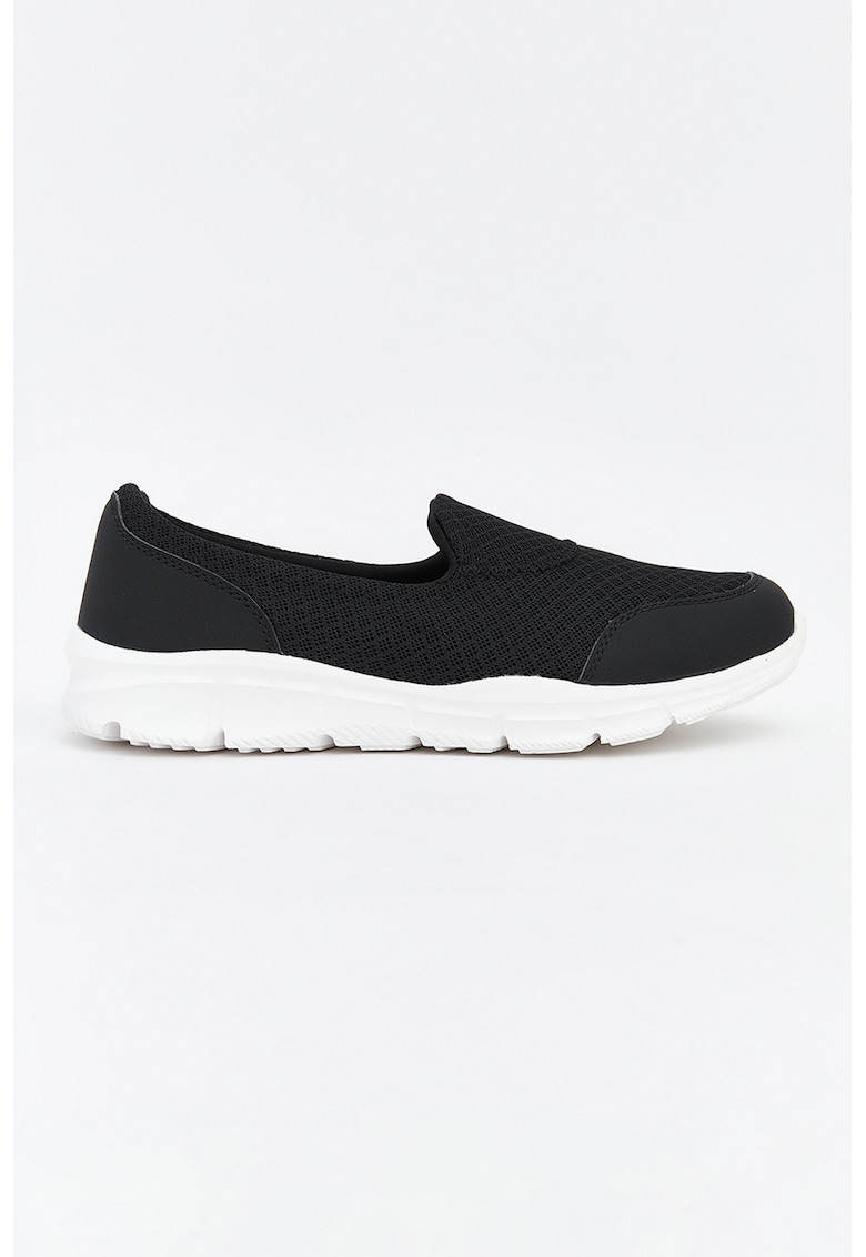 Pantofi sport slip-on de plasa - Negru