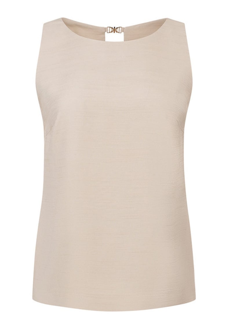 Bluza fara maneci din amestec de viscoza si in