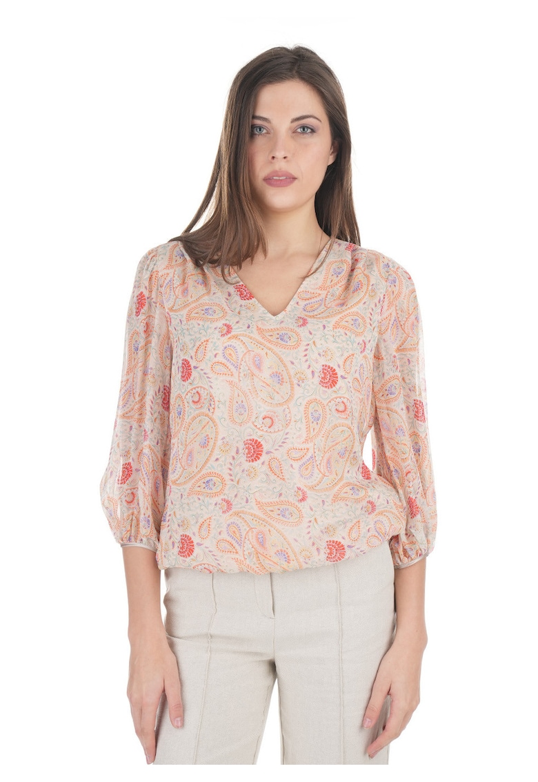 Bluza cu un imprimeu paisley