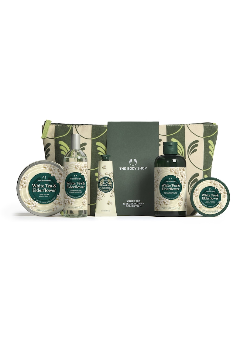 Set cadou Collection White Tea & Elderflower - hidratare intensa - texturi variate - pentru femei