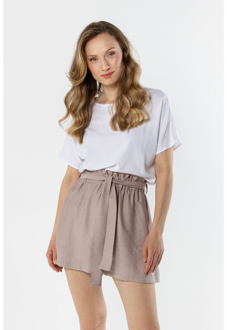 Pantaloni scurti dama - talie inalta - nylon