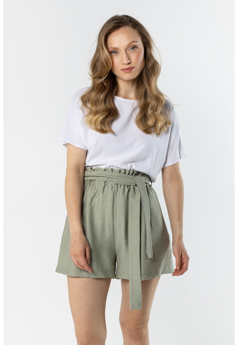 Pantaloni dama - A765 Sort - verde salvie - nylon