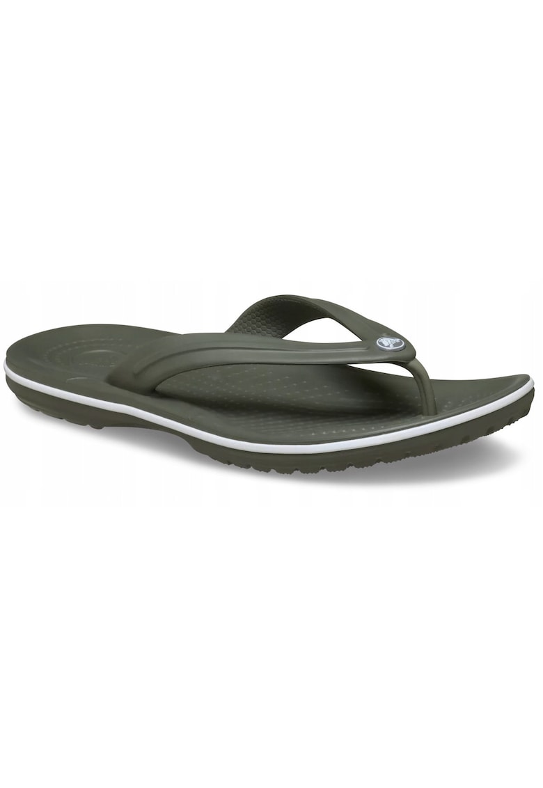 Flip-flops Crocband Flip 11033 - verde masliniu Dusty Olive - Negru
