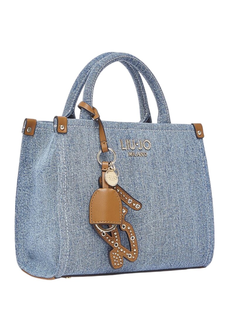 Geanta Jacquard light denim 56674 - Albastru
