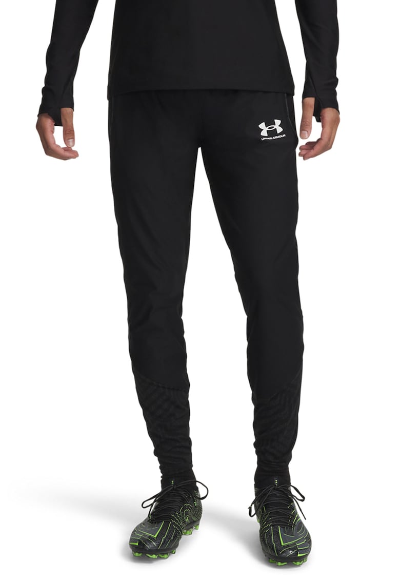 Pantaloni de trening pentru fotbal Challenger Pro - Alb/Negru