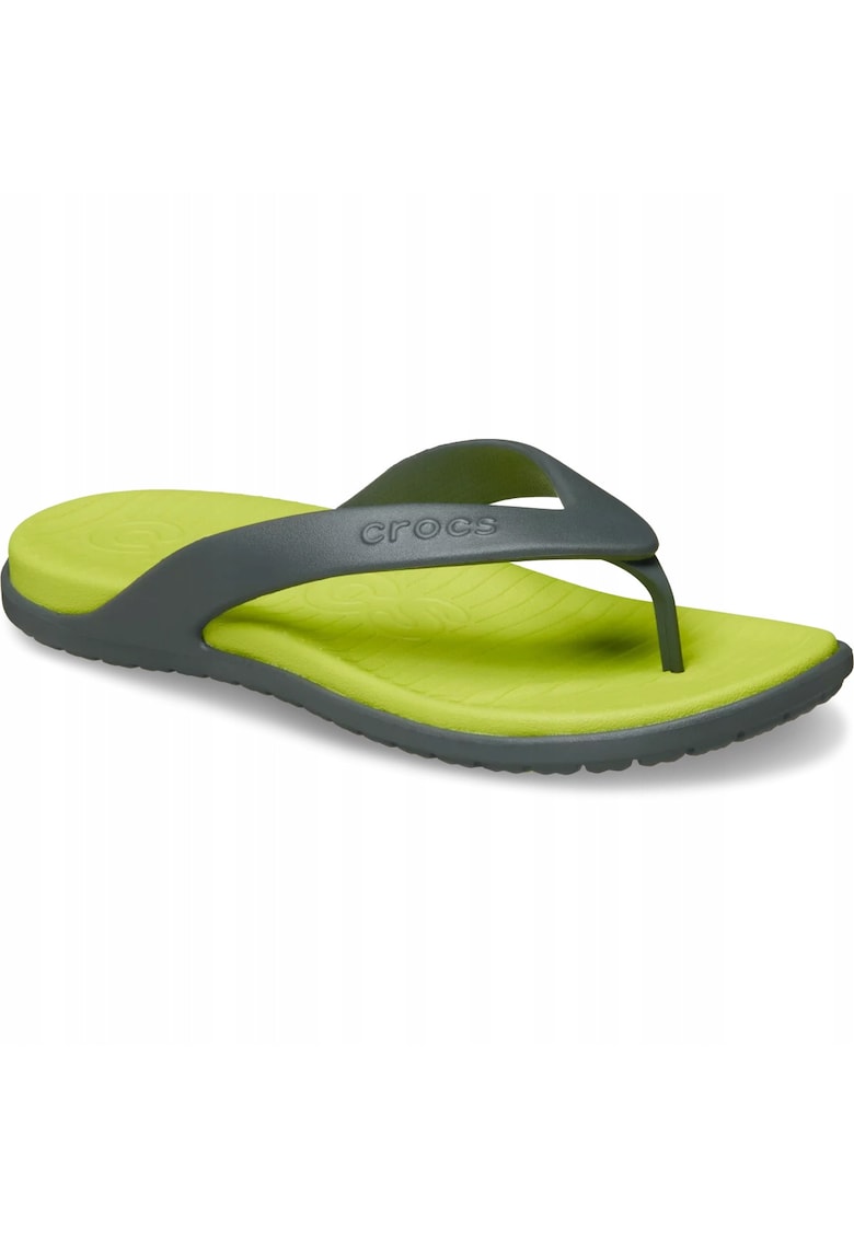 flip-flop Coast Flip gri ardezie cu verde - Gri