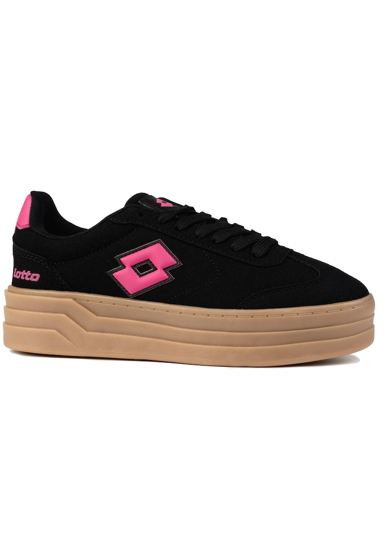 Tenisi dama STACKY - negru - material sintetic