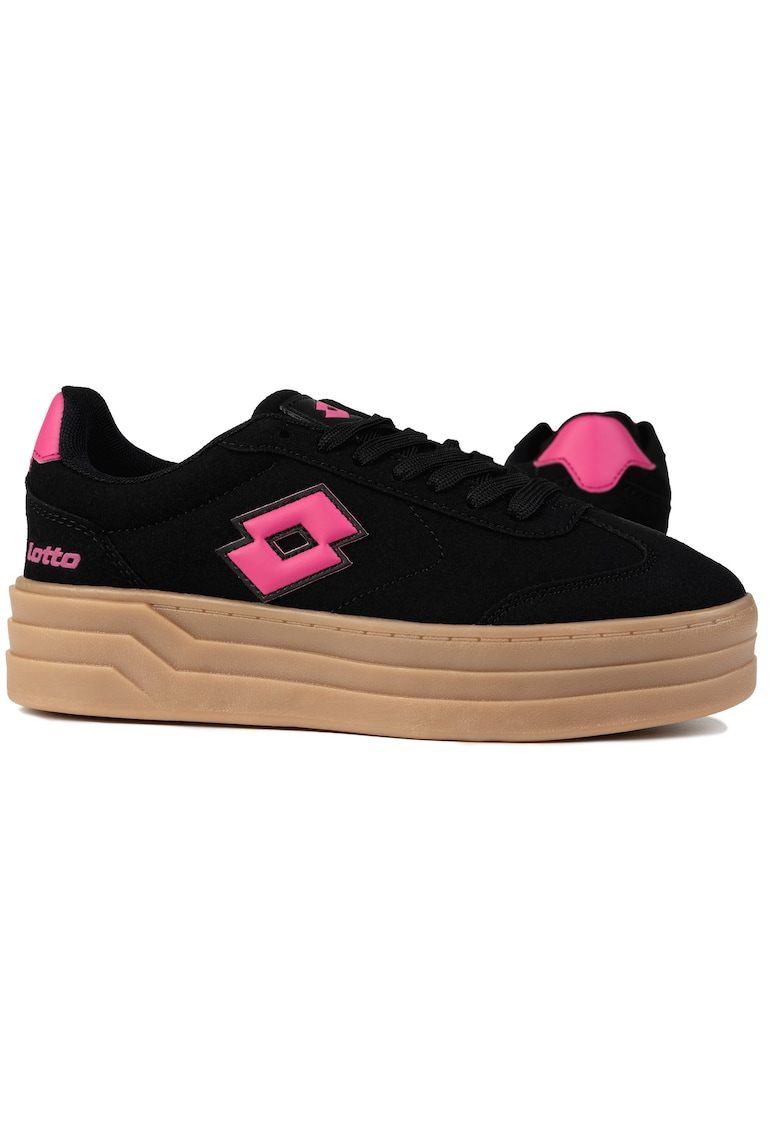 Tenisi dama - STACKY - negru - material sintetic