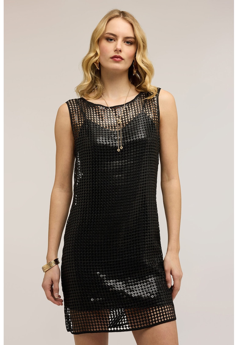 Rochie dreapta cu captuseala interioara - Negru