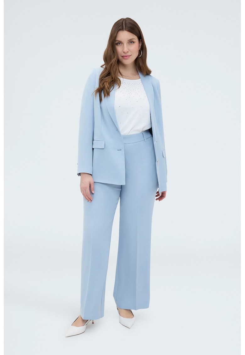 Top cu aplicatii din strasuri - Alb