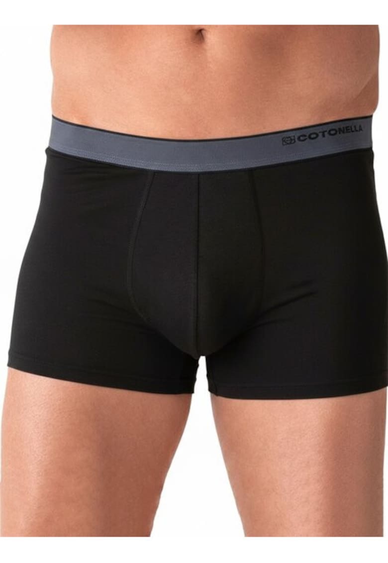 Boxeri clasici bumbac organic AU371 0001 - Negru