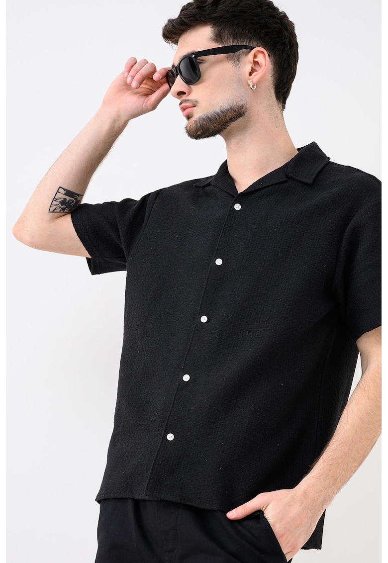 Camasa cu maneci scurte Montauk - Negru