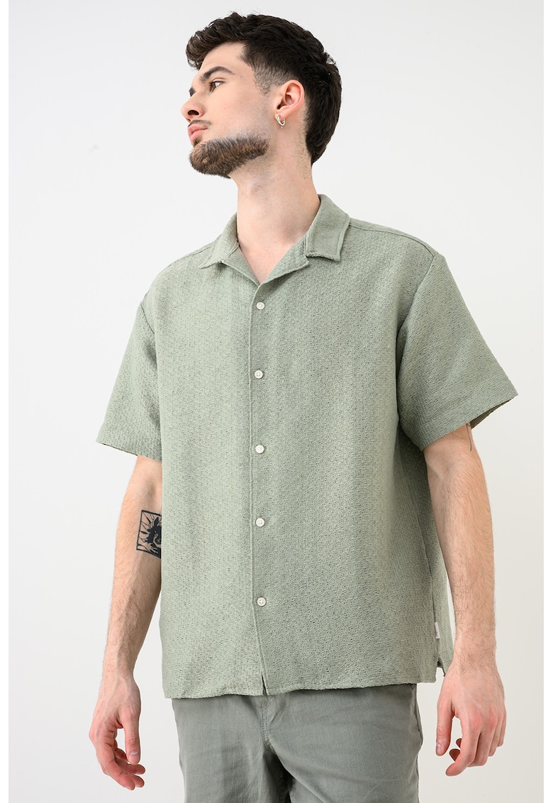 Camasa cu maneci scurte Montauk - Verde sparanghel