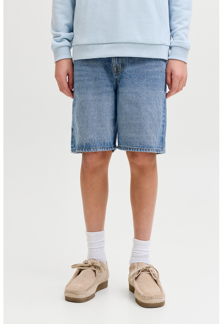 Blugi scurti regular fit - Albastru pastel