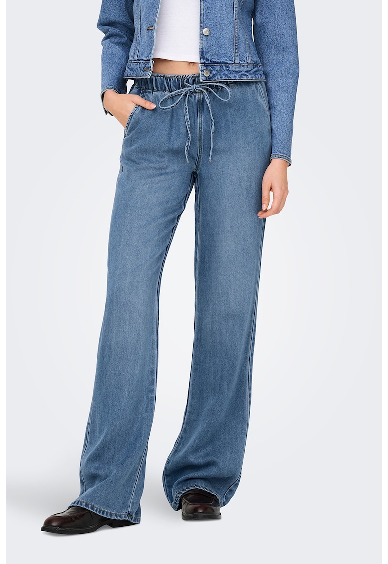 Blugi uni relaxed fit - Albastru