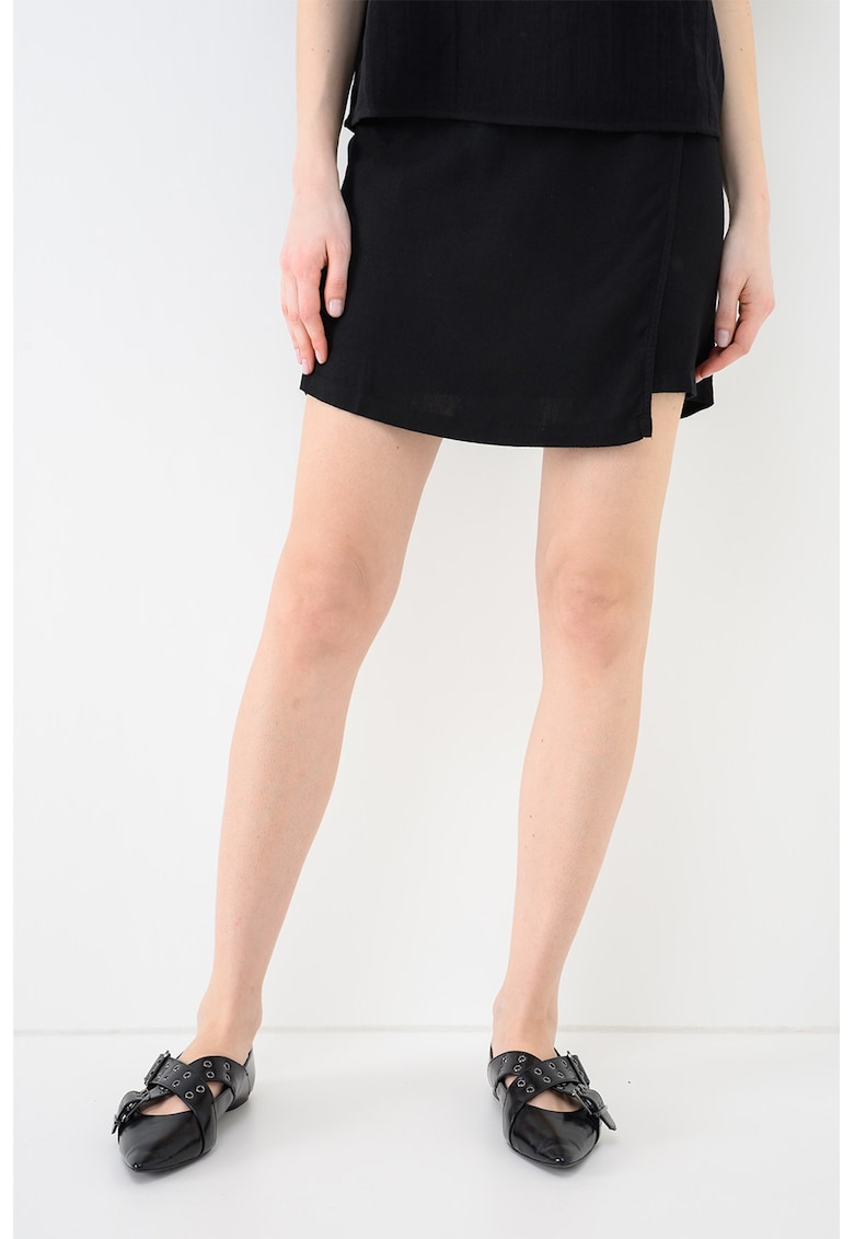 Fusta mini cu model petrecut - Negru