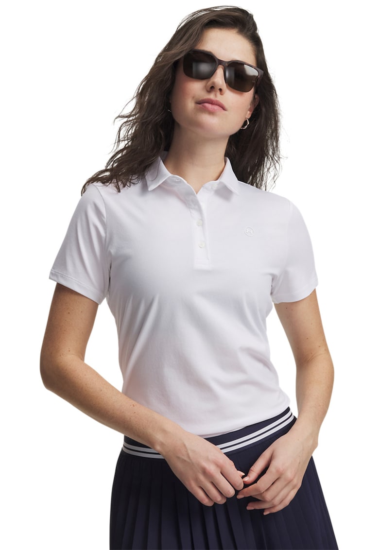 Tricou polo ArmourDry - Alb optic