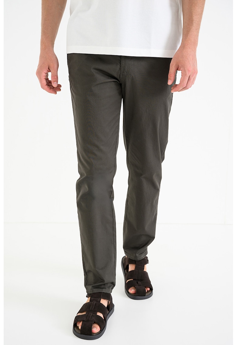 Pantaloni chino regular fit - Kaki