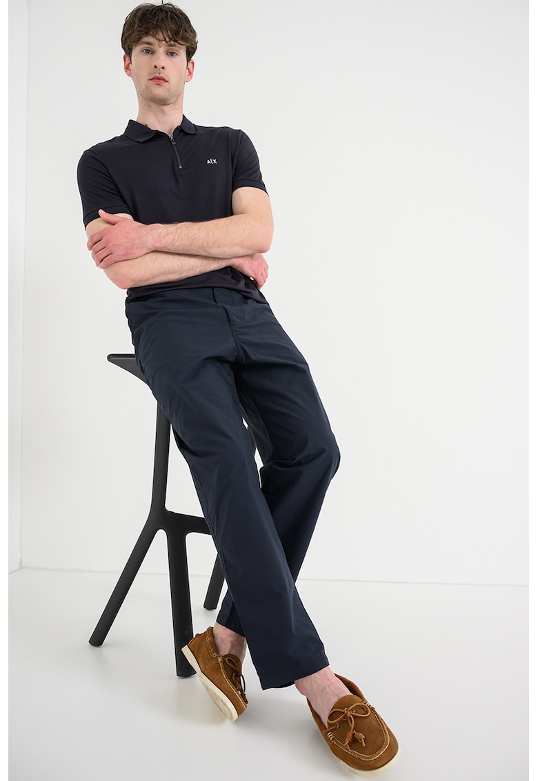 Pantaloni chino conici - Albastru ultramarin