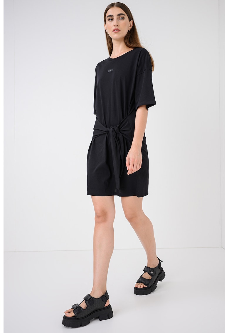 Rochie-tricou mini - Negru