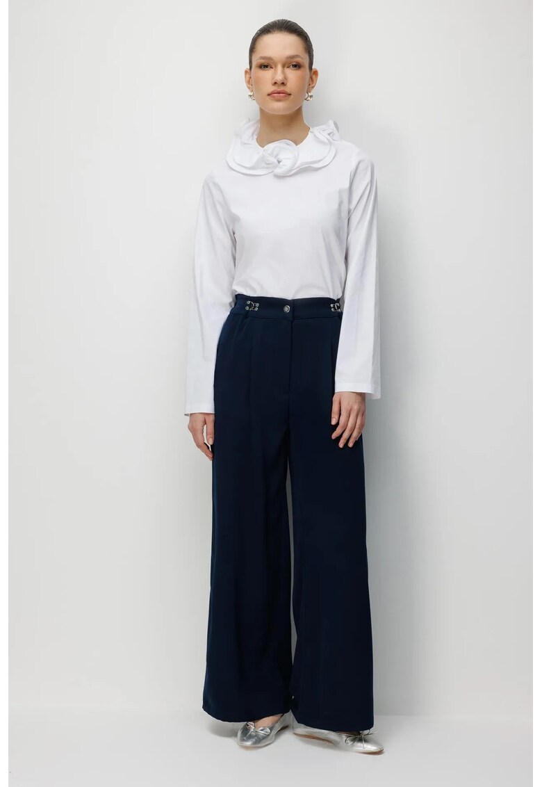 Pantaloni dama bleumarin - Albastru marin