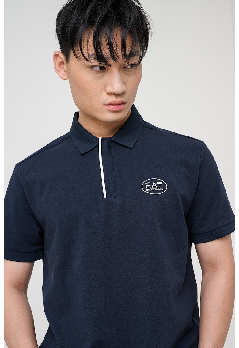 Tricou polo pentru tenis Club - Albastru ultramarin