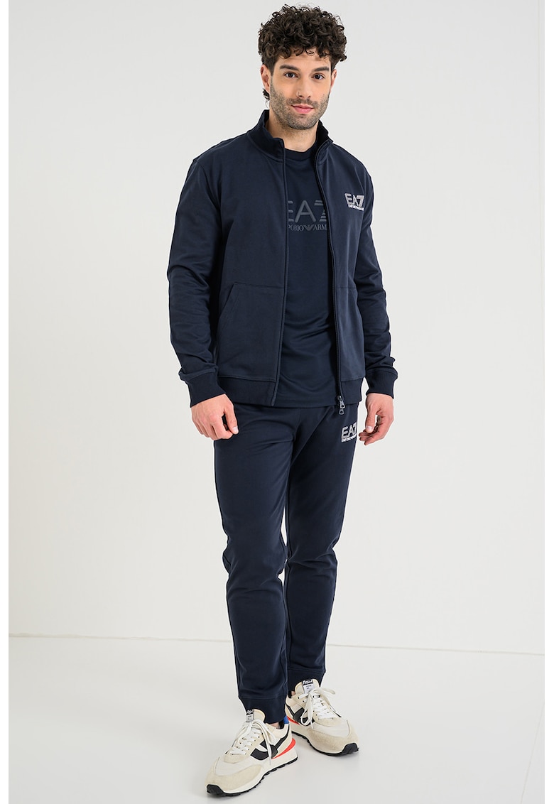 Trening lung cu fermoar - Albastru ultramarin