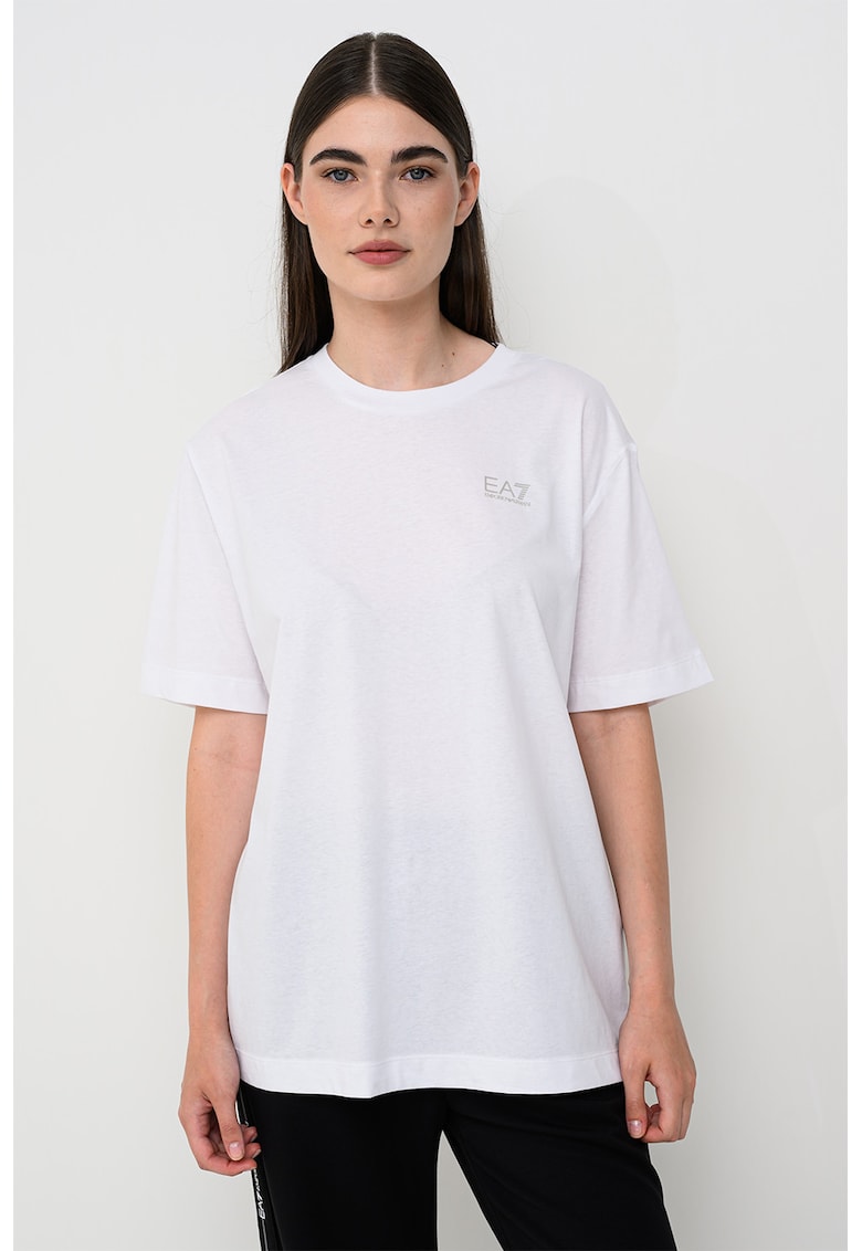 Tricou lejer din bumbac - Alb optic