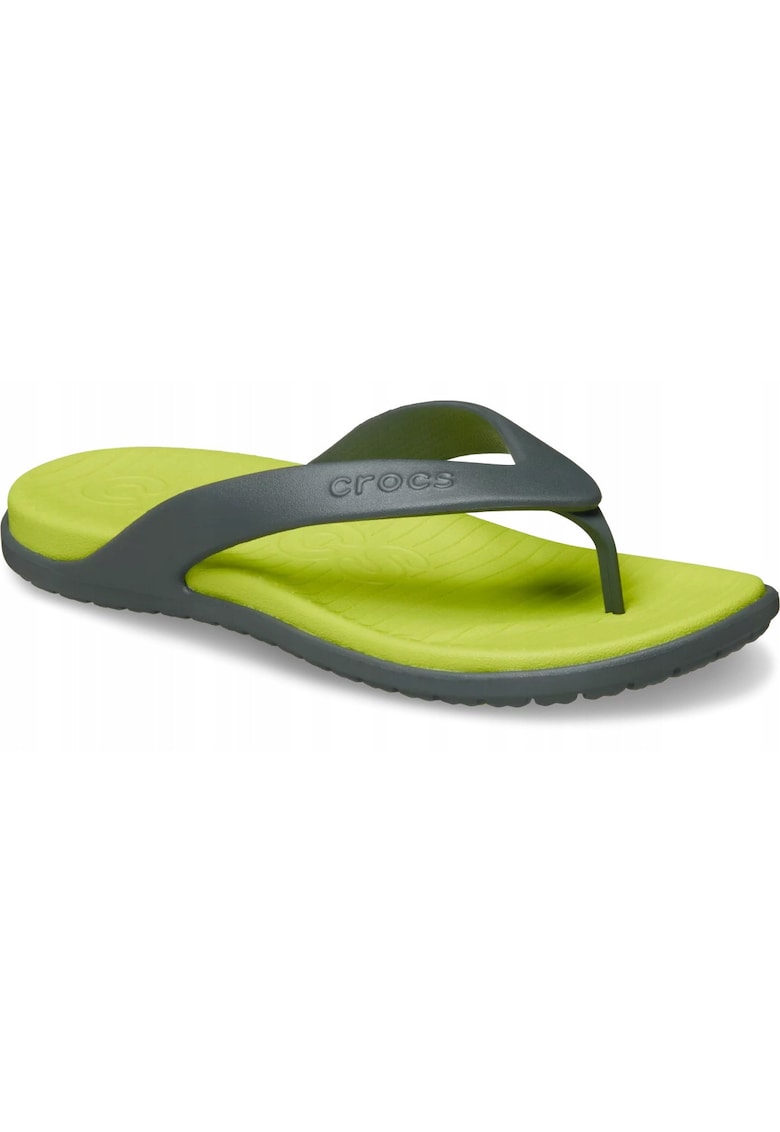 flip-flop Coast Flip gri ardezie cu verde - Gri