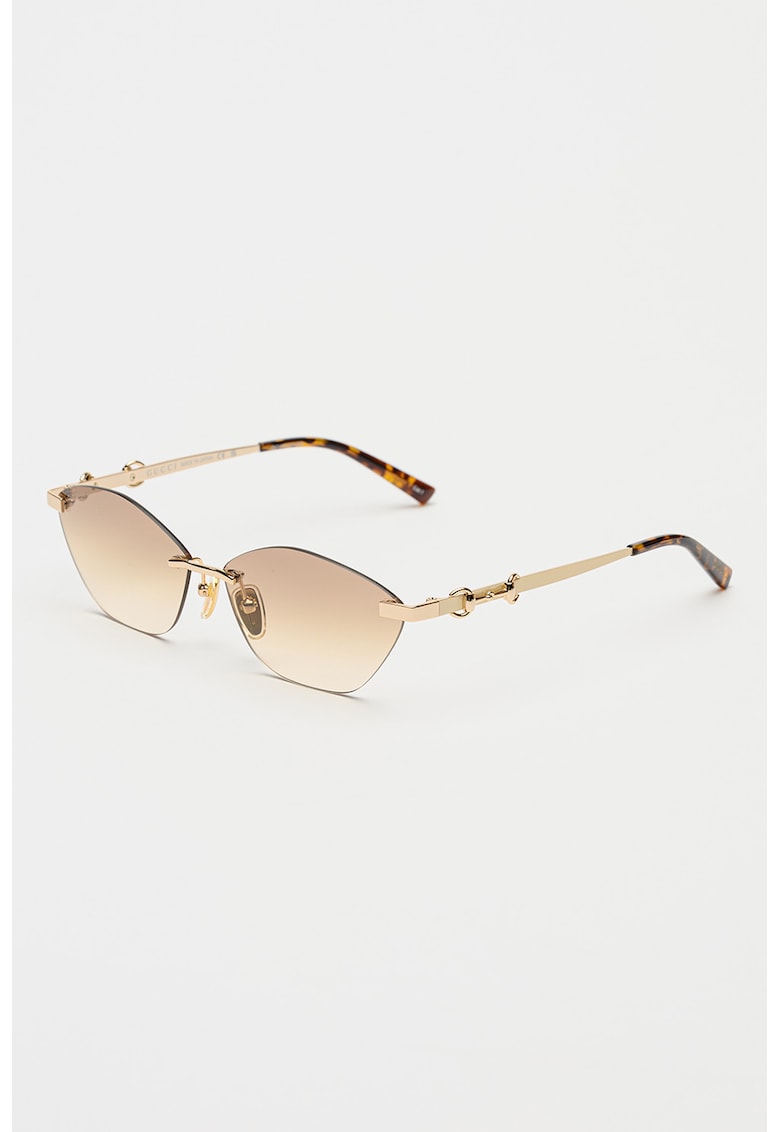 Ochelari de soare cat-eye - Auriu antichizat