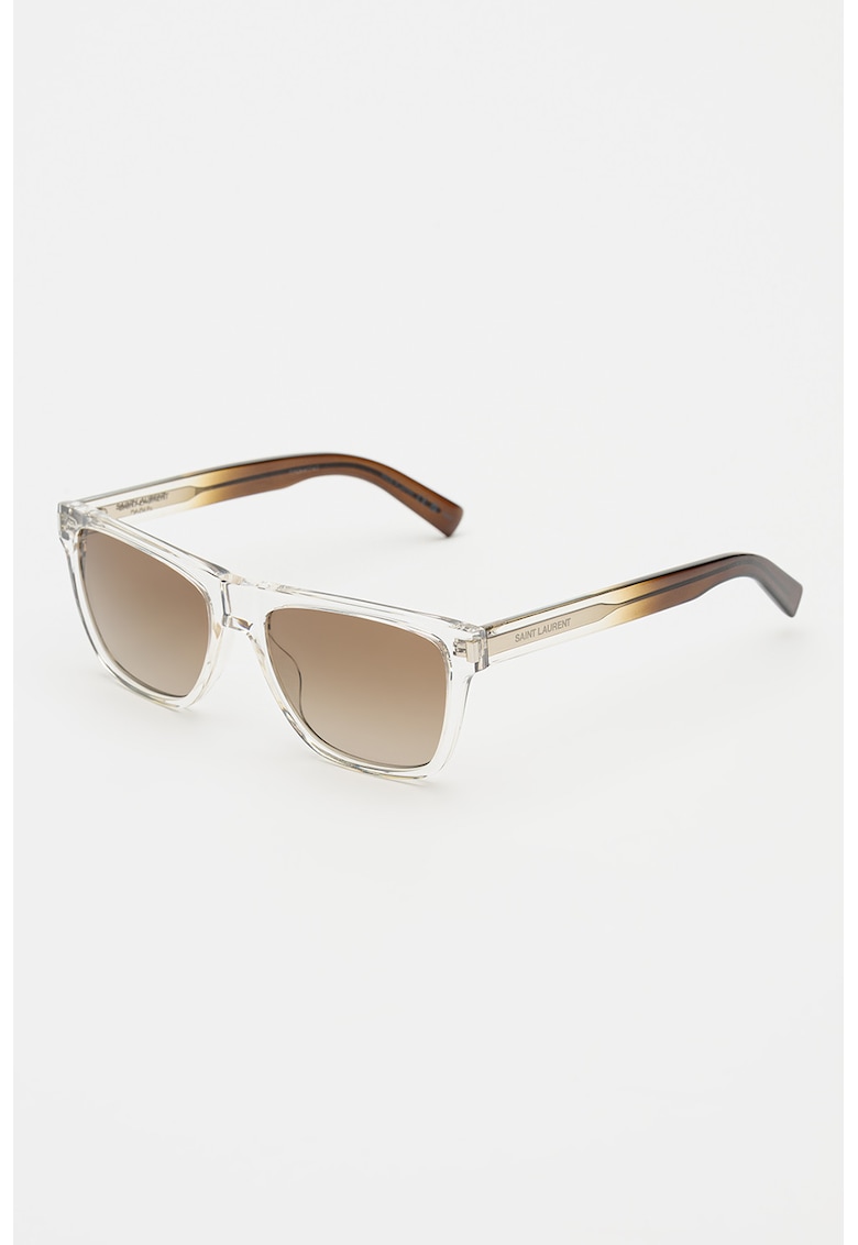 Ochelari de soare patrati cu logo - Transparent