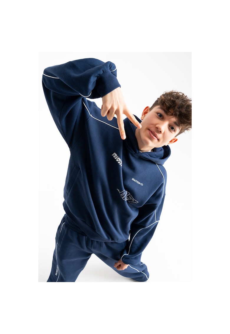 Hanorac supradimensionat cu maneci cazute