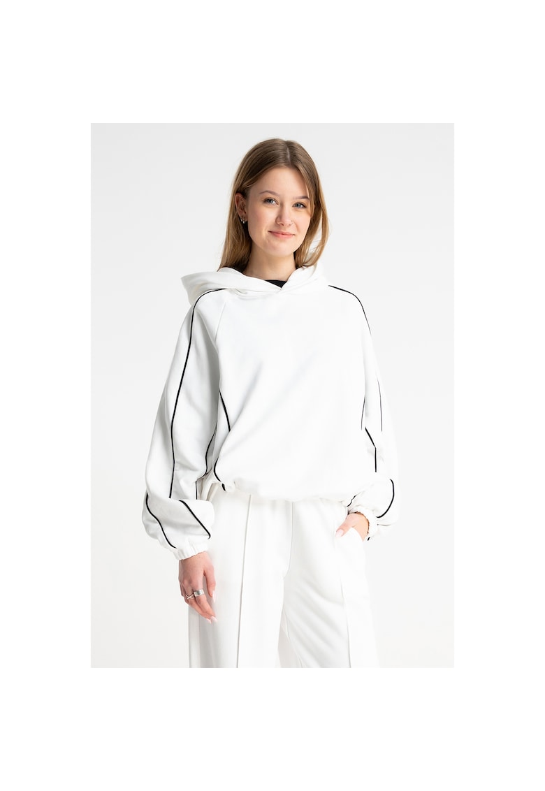 Hanorac supradimensionat cu maneci raglan