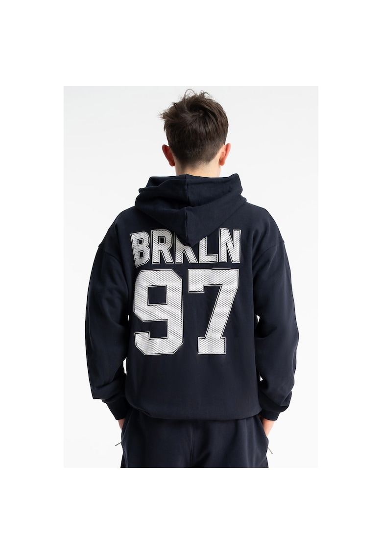 Hanorac regular fit cu fermoar