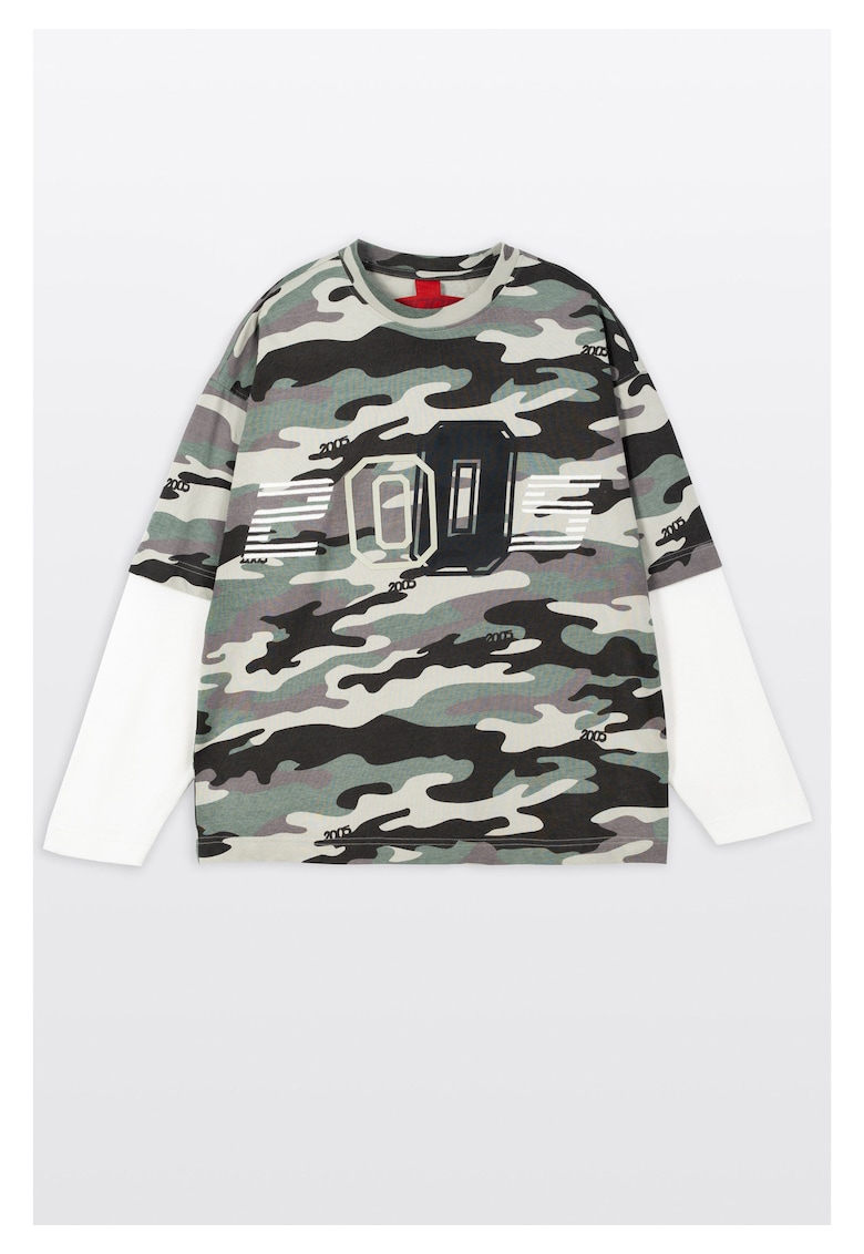 Bluza de trening cu imprimeu army