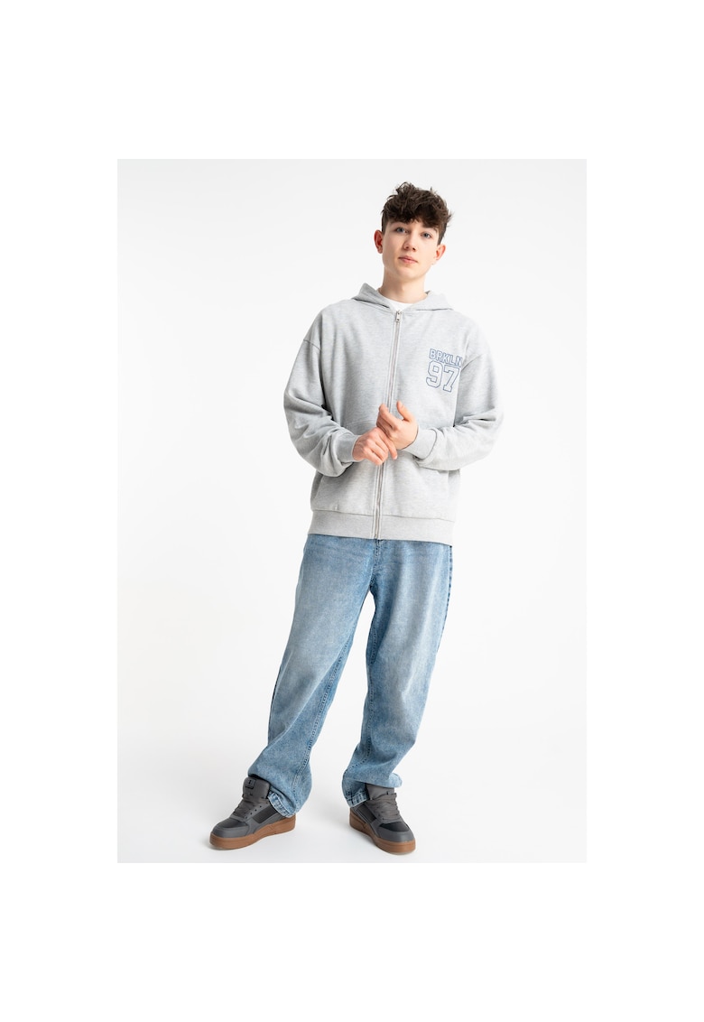 Hanorac cu imprimeu pe spate