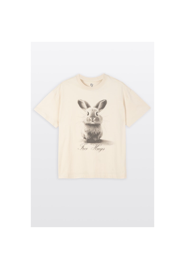 Tricou lejer cu imprimeu grafic