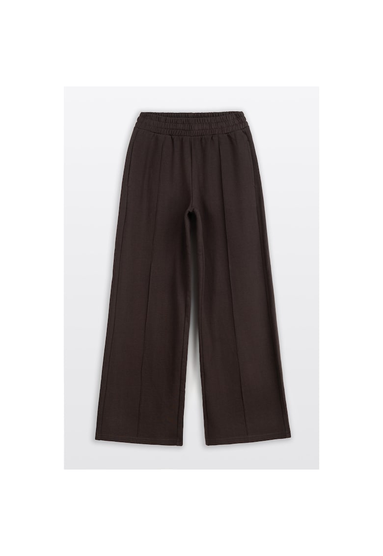 Pantaloni de trening uni din bumbac