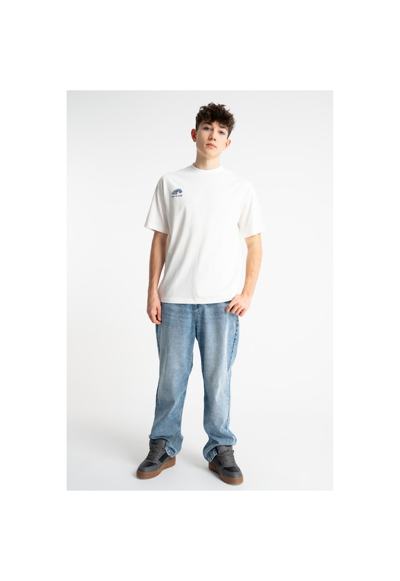 Tricou cu imprimeu grafic pe spate