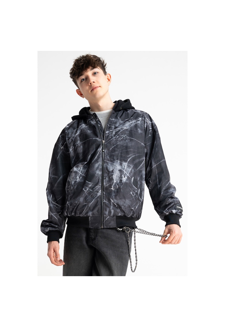 Jacheta imprimata cu design 2-in-1