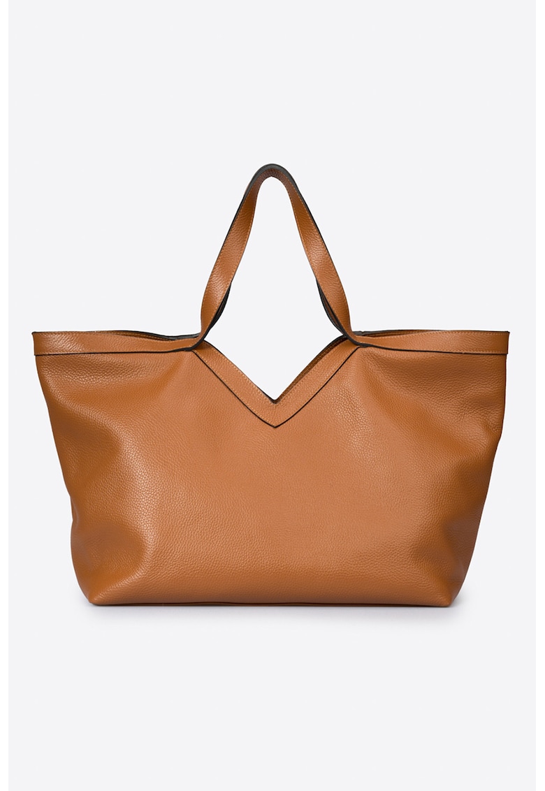 Geanta tote de piele - Maro scortisoara