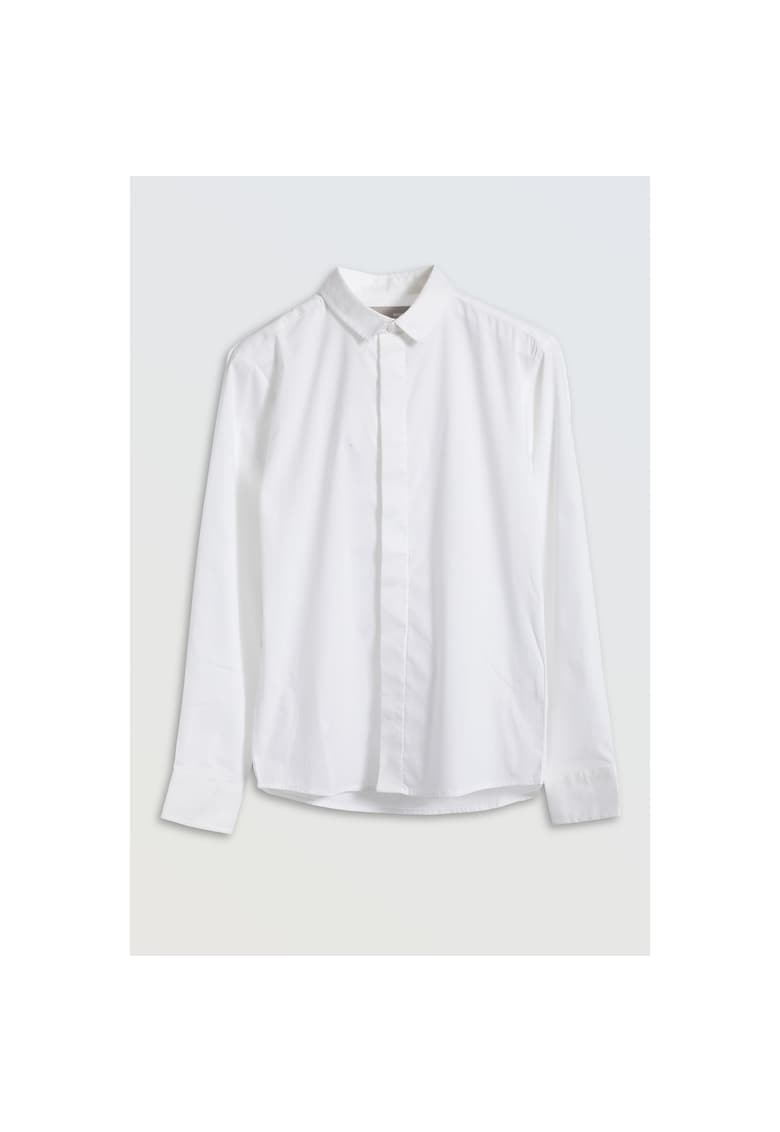 Camasa uni cu maneca lunga -