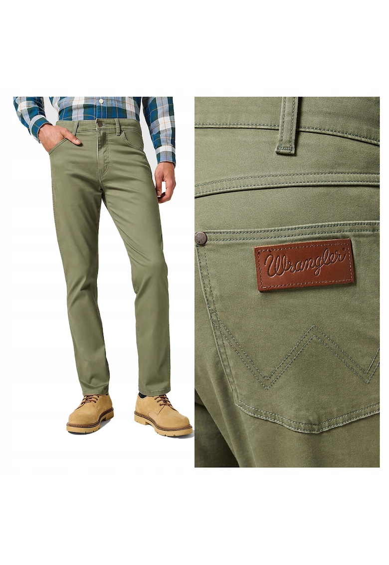 Pantaloni Larston - bumbac - verde - Verde