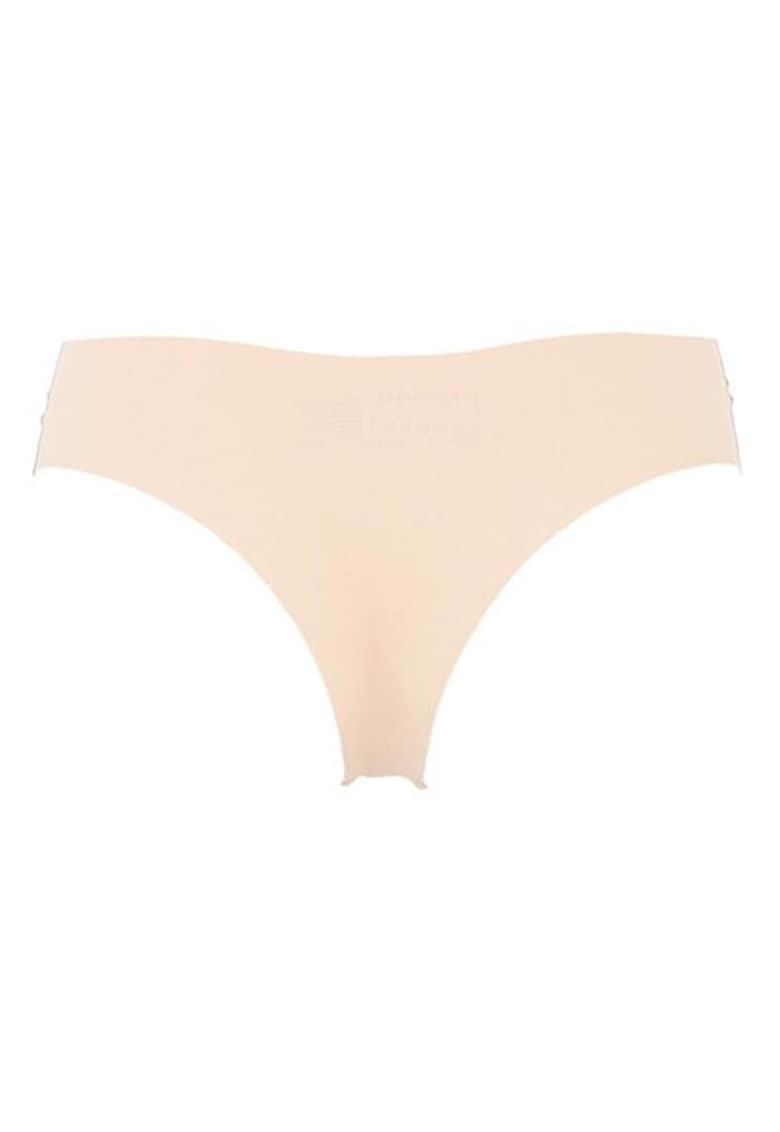 Chiloti brazilieni laser-cut microfibra cu talia joasa 8141 0001 - Bej