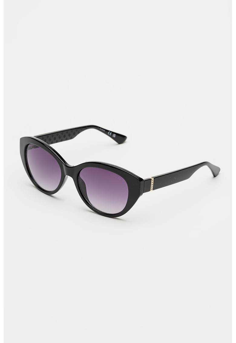 Ochelari de soare cat-eye cu lentile in degrade - Negru