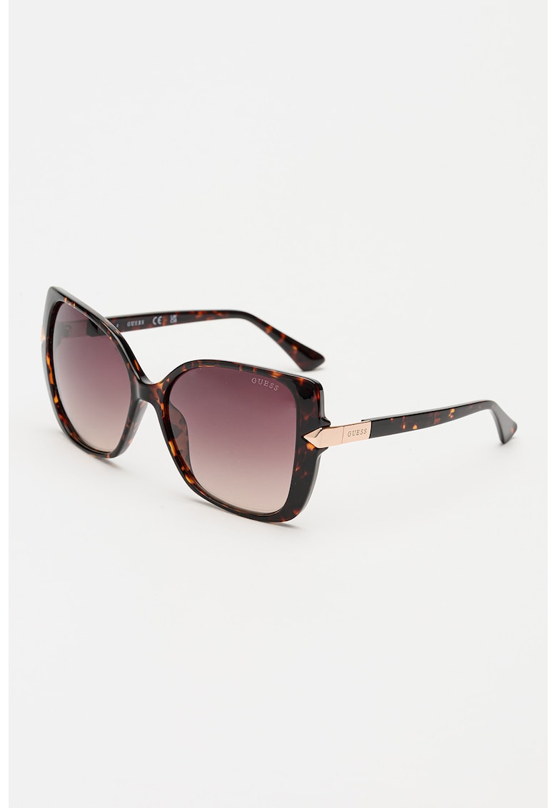 Ochelari de soare butterfly cu lentile in degrade - Negru/Maro