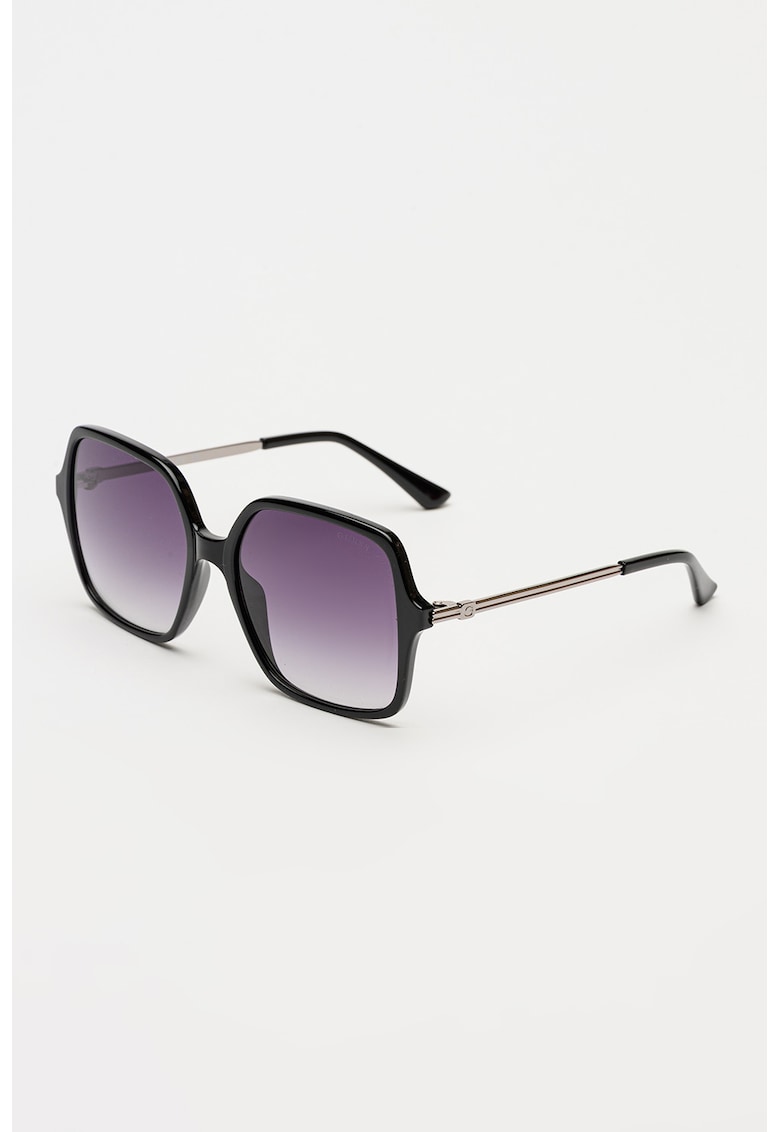 Ochelari de soare patrati cu lentile in degrade - Negru