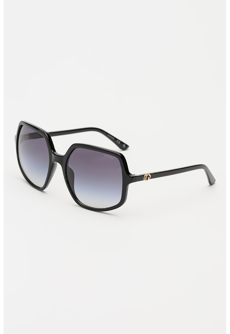Ochelari de soare dreptunghiulari - Negru