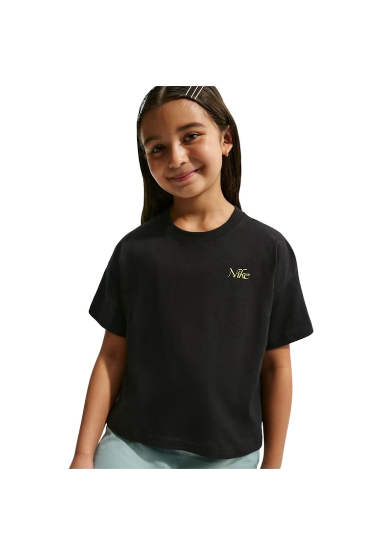 Tricou K Boxy Flower 57142 - Negru